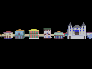 Pack Historical City Assets Blend FBX OBJ 3D Model