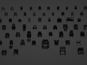 Assets Chairs Model 3D Blend FBX OBJ 3D Model