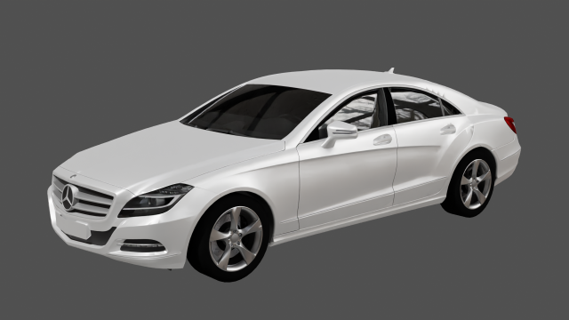 Mercedes Benz car model 3d 3D Model .c4d .max .obj .3ds .fbx .stl .blend