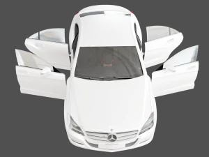 Mercedes Benz car model 3d 3D Model