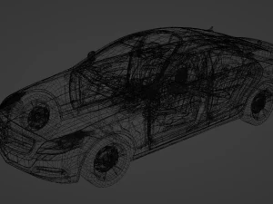 Mercedes Benz car model 3d 3D Model