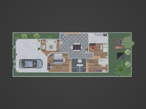 3D Plan Floor House 3D Model