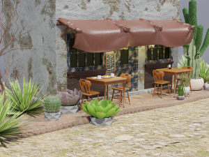 Mexican Coffee Shop 3D Modelo 3D