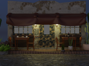 Mexican Coffee Shop 3D Modelo 3D