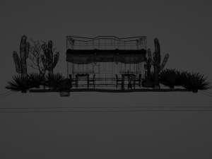 Mexican Coffee Shop 3D Modelo 3D