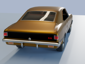Chevrolet Opala 1972 3D Model