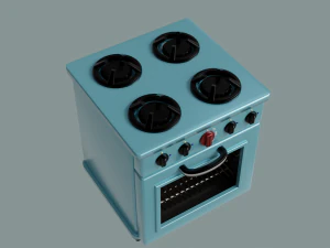 Kitchen Appliances OBJ FBX 3D Model