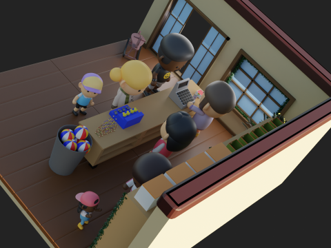 Chistmas Toy Store Low Poly Modelo 3D