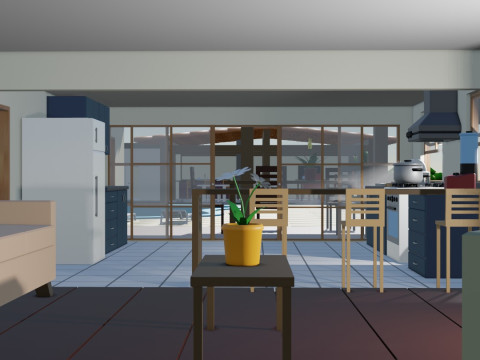 Country House Low Poly 3D-Modell