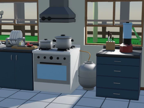 Country House Low Poly 3D Model