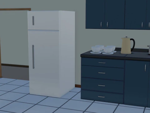 Country House Low Poly 3D Model