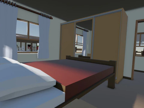Country House Low Poly 3D Model