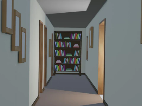 Country House Low Poly 3D Model