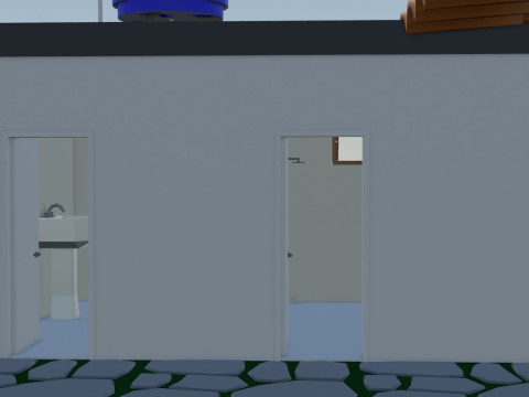 Country House Low Poly 3D-Modell