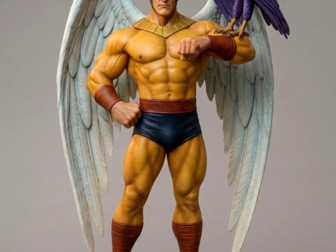 Birdman Superhero STL 3D Printable Model 4artes3d 3D Print Model