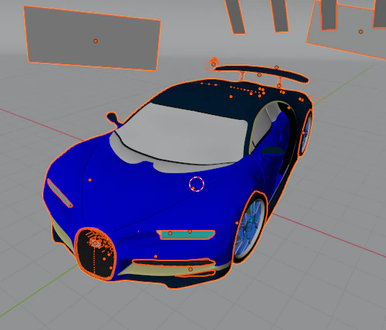 bugatti 3D Model .c4d .max .obj .3ds .fbx .stl .blend 