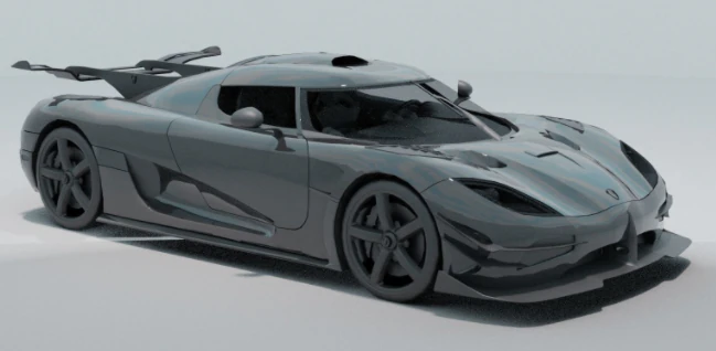 agera sportcar 3D Model .c4d .max .obj .3ds .fbx .stl .blend
