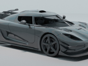 agera sportcar 3D मॉडल