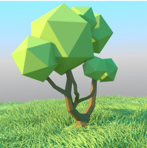 tree Model 3D .c4d .max .obj .3ds .fbx .stl .blend 