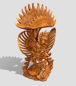 garuda and vishnu 3D मॉडल .c4d .max .obj .3ds .fbx .stl .blend 