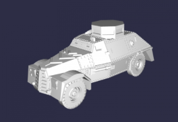 police armored car 3D Model .c4d .max .obj .3ds .fbx .stl .blend 
