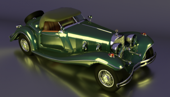 classic car mercedes roadster 3d 3D मॉडल .c4d .max .obj .3ds .fbx .stl .blend