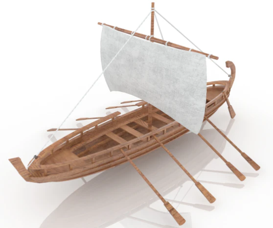 배 3D 모델 .c4d .max .obj .3ds .fbx .stl .blend 