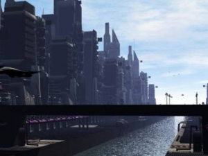 fantasy city center Modelo 3D