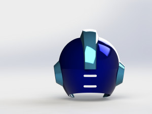 megaman helment 3D 模型