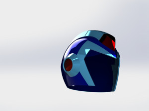megaman helment 3D 模型