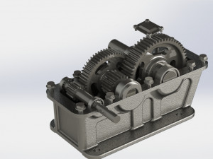 transmission gearbox 3D 模型