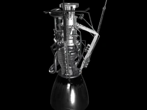 motor raptor spacex Modelo 3D