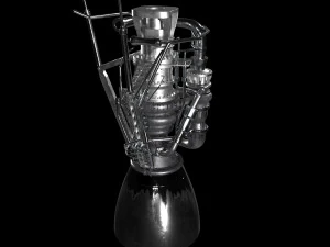 spacex raptor engine 3D Model