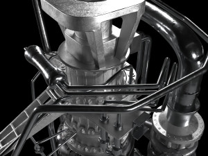 spacex raptor engine Modelo 3D