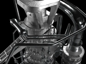 spacex raptor engine 3D Model