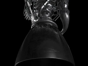 spacex raptor engine 3D Model