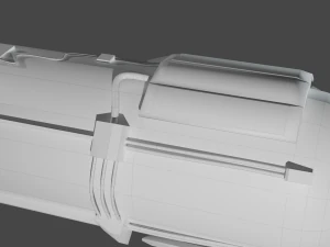 space engine-rocket 3D Model