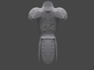 high poly serpent warrior 3D Model
