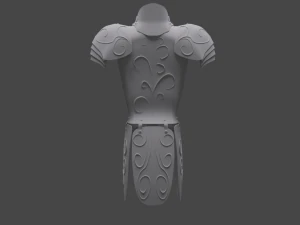 하이 폴리 뱀 전사 3D 모델