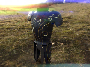 판타지 갑옷 3D 모델