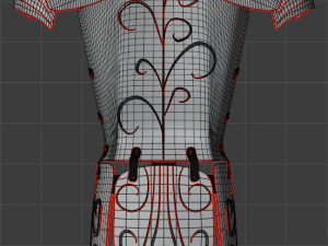 fantasy armor Modello 3D