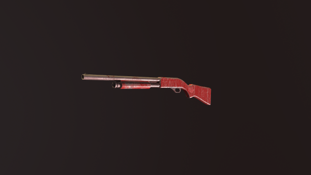 redshotgun 3D 모델 .c4d .max .obj .3ds .fbx .stl .blend 