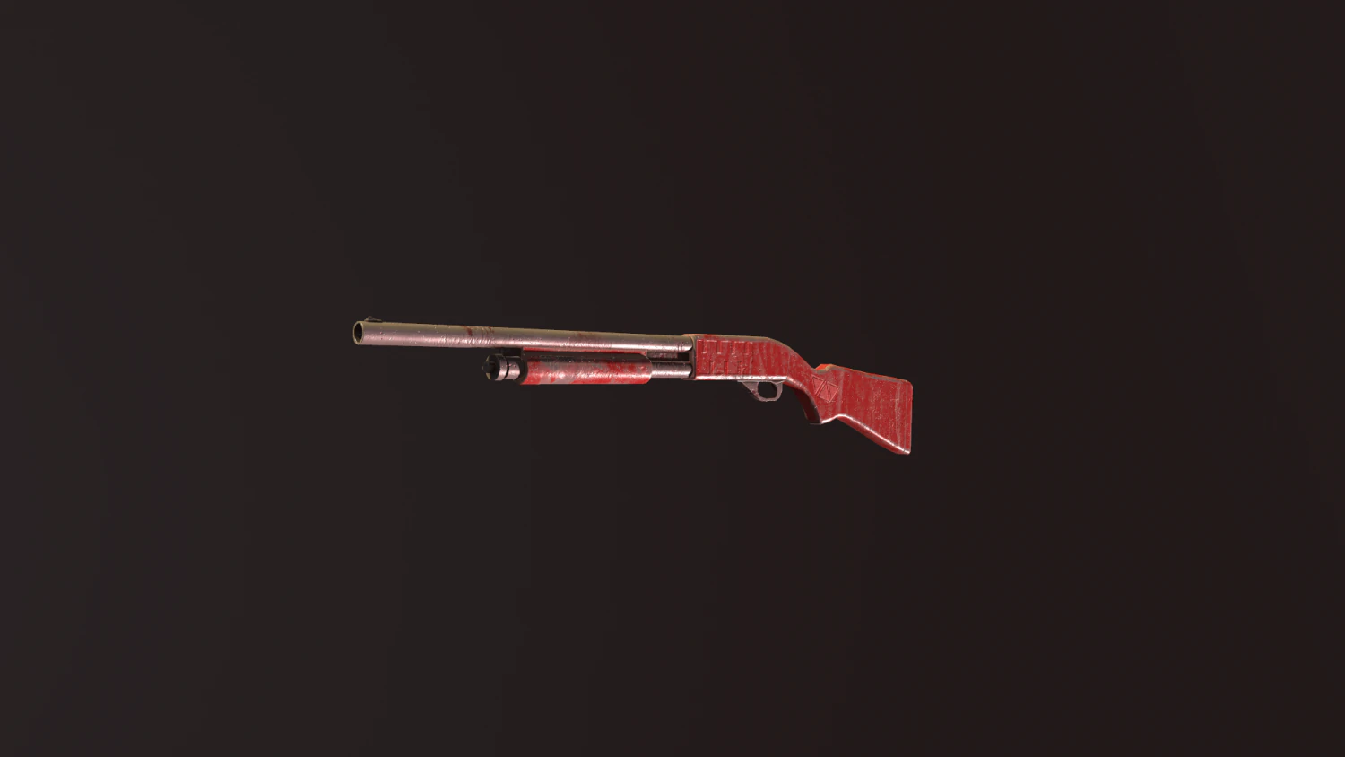 fucile rosso Modello 3D .c4d .max .obj .3ds .fbx .stl .blend