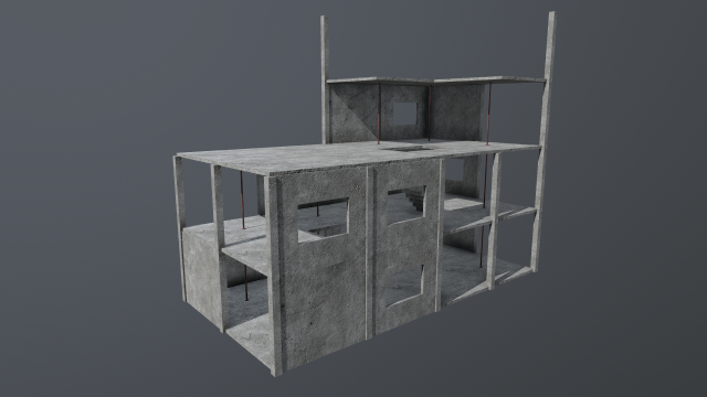 construction site 3D Model .c4d .max .obj .3ds .fbx .stl .blend 