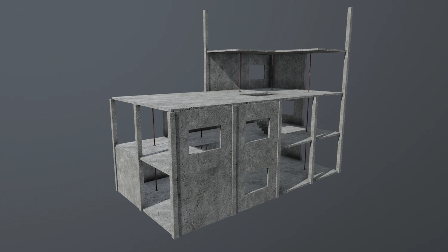 construction site 3D Model .c4d .max .obj .3ds .fbx .stl .blend