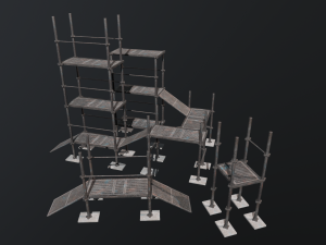construction scaffolding 3D Model