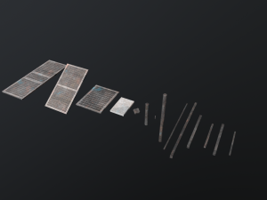 construction scaffolding 3D Model