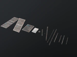 construction scaffolding 3D Model