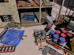 full set construction site 3D Model