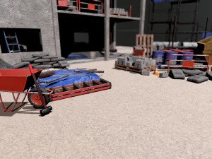 full set construction site 3D Model